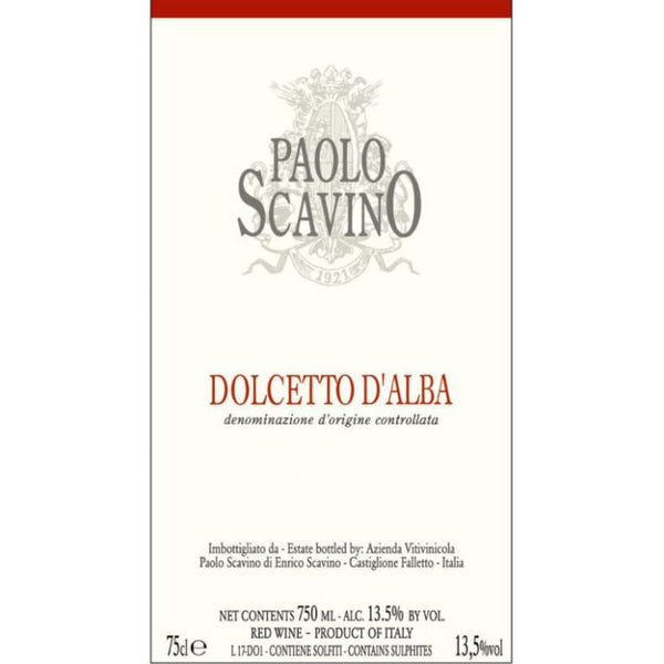 Paolo Scavino Dolcetto D'Alba