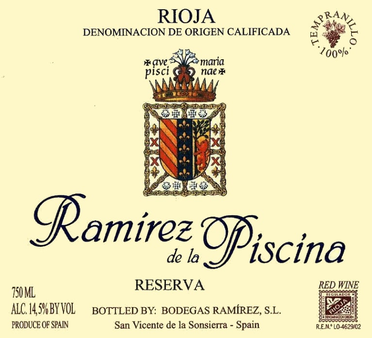 Ramirez de la Piscina Reserva